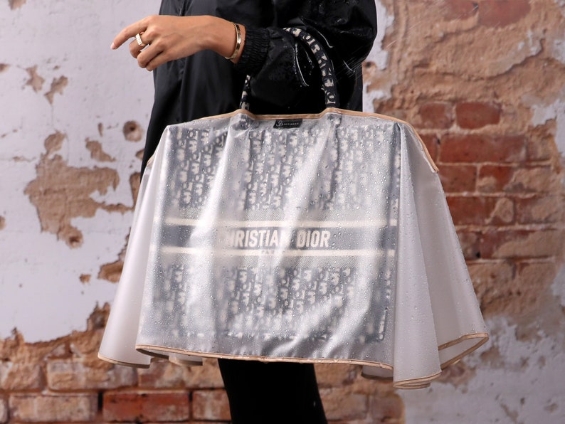 Designer Handbag Rain Protector Bag Raincoat Handbag Rain Slicker Handbag Supplies Tote Bag Protector Weather-Resistant Protector zdjęcie 10
