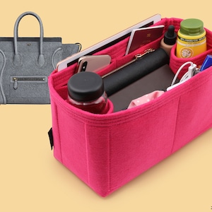 Purse Organizer for Luggage Designer Handbags | Bag Organizer Insert | Tote Bag Organizer | Tote Bag Liner | Handbag Insert