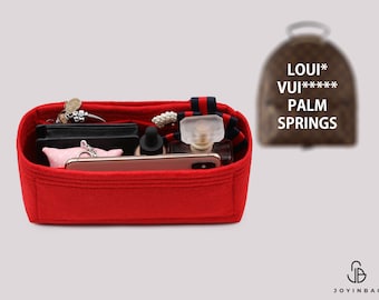 Handbag Organizer for Palm Springs MM Designer Handbags | Purse Organizer Insert | Tote Bag Organizer | Tote Bag Liner | Bag Insert