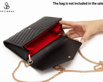 Monogram Clutch Conversion Kit, Conversion Kit for Monogram Clutch, Pochette Insert Bag Liner Purse Organizer (with or without Chain Strap)