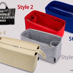 Benutzerdefinierte Filz-Organizer für Deauville Einkaufstasche - Wesentliche Einkaufstasche Organizer mit multifunktionalen Taschen & Flaschenhalter