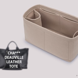 Handbag Organizer For Deauville Leather Bag | Tote Bag Organizer | Designer Purse Organizer | Bag Liner | Purse Insert | Purse Storage