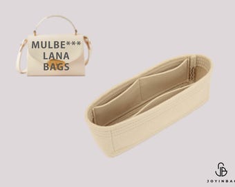 Organizador de bolsos y organizador de fieltro Lana Bag - Fieltro de alta calidad, combinación perfecta - Bolsillos para una organización óptima