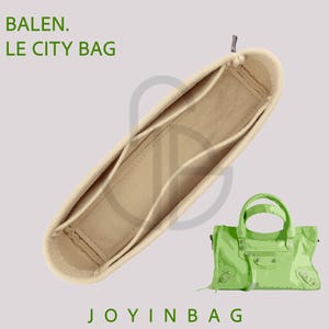 Purse Organizer For Balen. Le City Bag | Tote Bag Organizer | Designer Handbag Organizer | Bag Liner | Purse Insert | Purse Storage