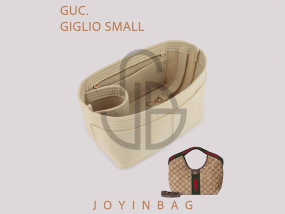 Giglio Small Bag Organizer Felt Insert with Zipper Pocket
