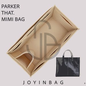 Handmade Parker The. Mimi Tote Bag Organizer: Perfect for Mimi Tote – Felt Purse Insert with Multiple Pockets for Ultimate Organization