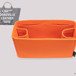 Handbag Organizer For Deauville Leather Bag | Tote Bag Organizer | Designer Purse Organizer | Bag Liner | Purse Insert | Purse Storage