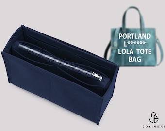 Handmade Lola Tota Bag Organizer: Perfect for Portl. Bag – Felt Purse Insert with Multiple Pockets for Ultimate Organization