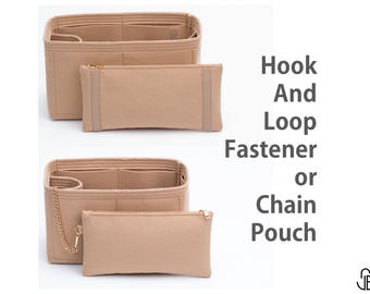 Add a Removable Pouch to The Handbag Organizer & With a chain or Hook and Loop Fastener Option
