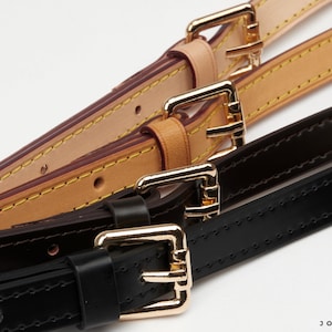 Vachetta Bag Strap, Real Vachetta Leather Replacement Strap, Adjustable Crossbody Strap for Speedy Conversion Alma Neverfull Pochette Purse image 11