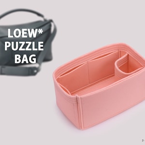 Purse Organizer For Loew. Puzzle Bag | Tote Bag Organizer | Designer Handbag Organizer | Bag Liner | Purse Insert | Purse Storage