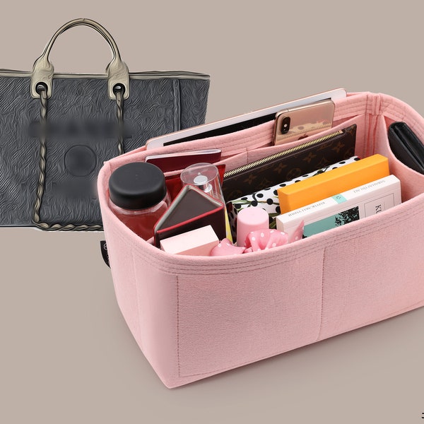 Purse Organizer for CC Deauville Canvas Designer Handbags | Bag Organizer Insert | Tote Bag Organizer | Tote Bag Liner | Handbag Insert