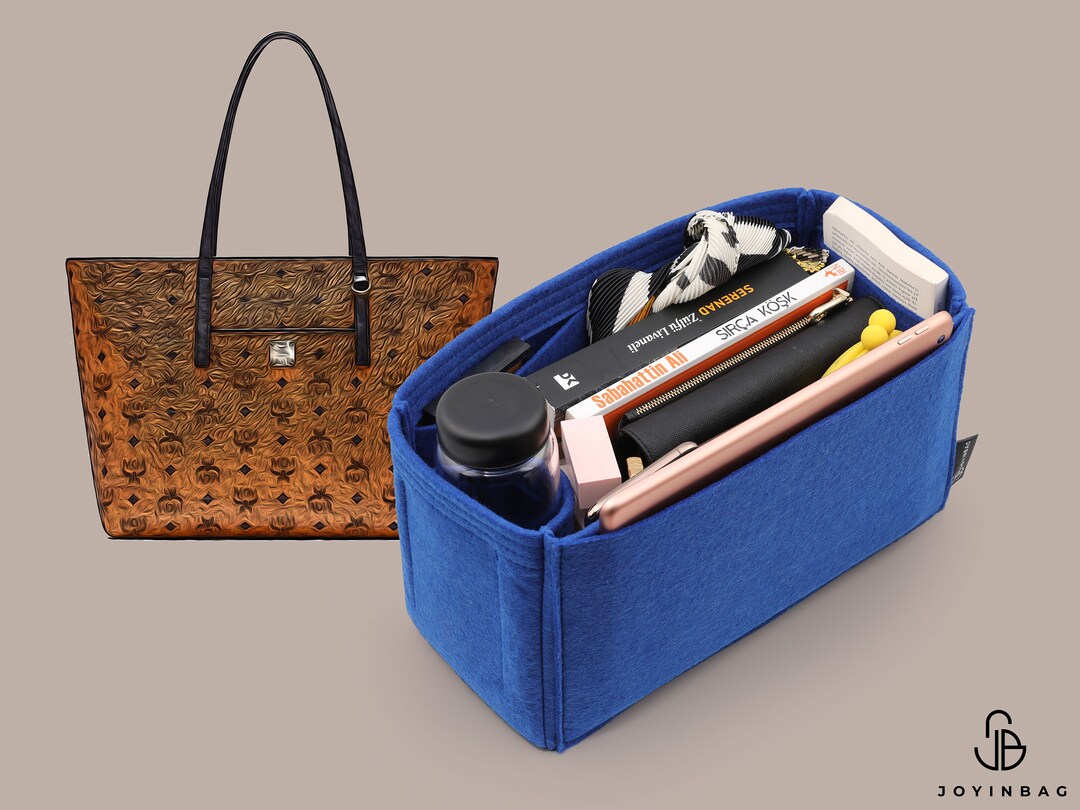 [Neverfull GM Organizer] Felt Purse Insert, Bag in Bag, Customized Tote  Organize, Cosmetic Makeup Diaper Handbag (Style JIA)