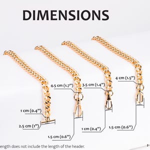 Premium Clutch Bag Chain - Replacement Purse Chain, High-Quality Purse Chain Strap – Versatile & Customizable – Gold, Silver, Black image 3