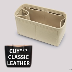 Handbag Organizer for Classic Leather Designer Handbags | Purse Organizer Insert | Bag Organizer | Tote Bag Liner | Handbag Insert