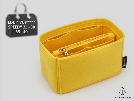 Purse Organizer Insert, Felt Bag organizer with zipper, Handbag & Tote  Shaper, For Mini pochette Damier Azur Luxury Bag Woman