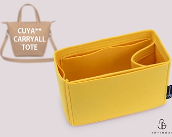 Organizador para bolso Carryall – Inserto de fieltro con portabotellas y bolsillos