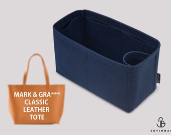 Purse Organizer For Mark & Gra. Classic Leather Bag | Tote Bag Organizer | Designer Handbag Organizer | Bag Liner | Purse Insert