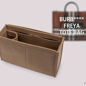 Purse Organizer For Burb. Freya Tote Bags | Tote Bag Organizer | Designer Handbag Organizer | Bag Liner | Purse Insert | Purse Storage