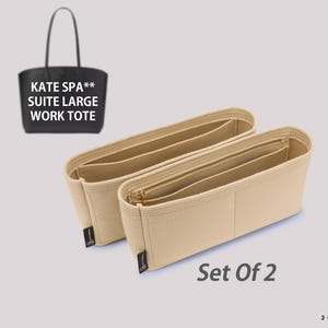 Purse Organizer For Kate Spa. Suite Large Work Tote | Tote Bag Organizer | Work Tote Bag Organizer | Bag Liner | Purse Insert