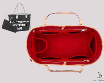 Neverfull PM MM GM Felt Organizer with Bottle Holder and Zipper Pockets