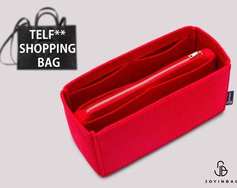 Telf. Taschenorganizer - Passt perfekt für Telf. Shopping Bag Small, Medium & Large - Zipper Bag Organizer - Tote Bag Organizer