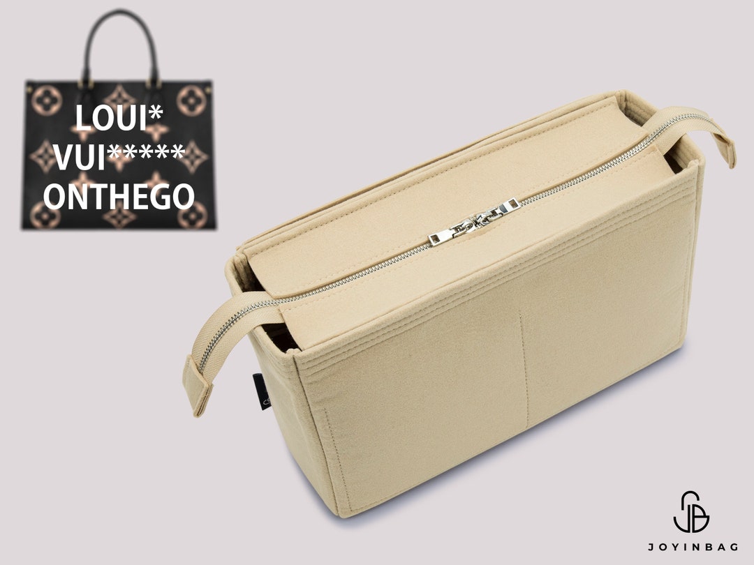 Onthego Purse Organizer Felt Bag Shaper for PM, MM, GM Designer Handbag