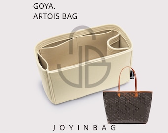 Organizador de bolsos Artois con inserto de fieltro, portabotellas y bolsillo exterior