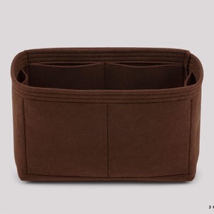 Organizador de bolsas multiusos con inserto de fieltro y 6 bolsillos interiores imagen 5