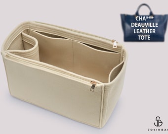 Purse Organizer for CC Deauville Leather Designer Tote Bags | Bag Organizer Insert | Tote Bag Organizer | Tote Bag Liner | Tote Bag Insert
