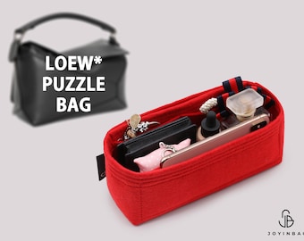 Puzzle Filtväska Organisator Med Fickor, Strukturerad Insats 2 mm