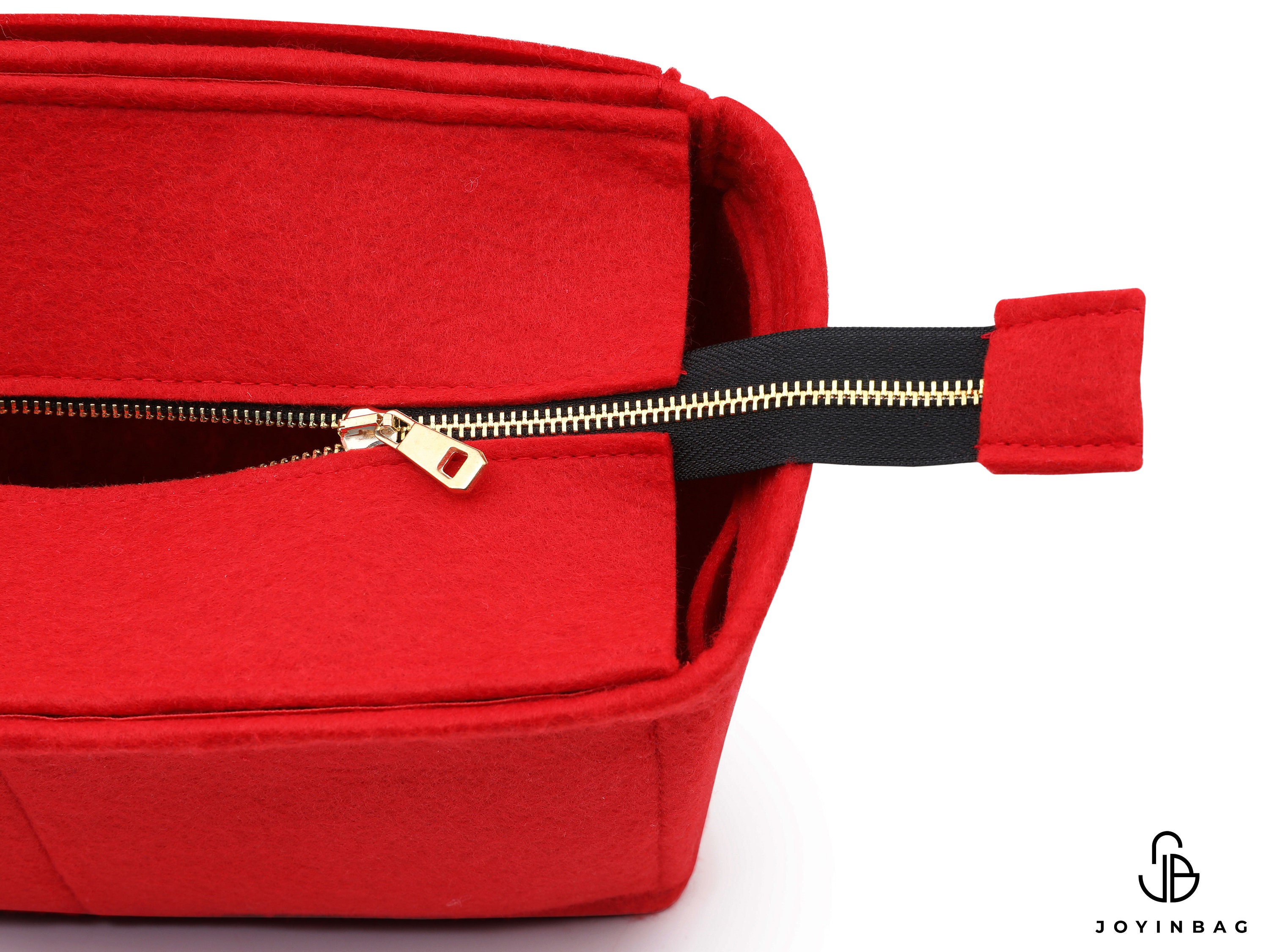 Handbag Organizer with Detachable Zipper Top Style for Delightful