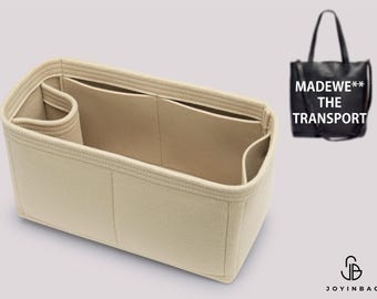 Transport Tote Bag Organizer – Felt Insert with Bottle Holder Pockets