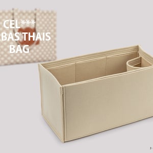 Handbag Organizer For Cabas Thais | Tote Bag Organizer | Designer Purse Organizer | Bag Liner | Purse Insert | Purse Storage