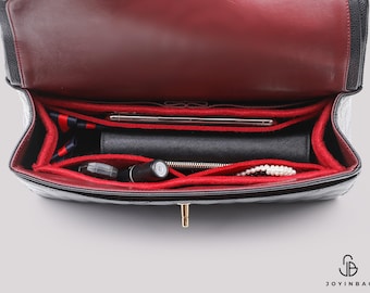 Inserto organizador de fieltro para bolso / Bolso con solapa de diseñador, forro para bolso de mano