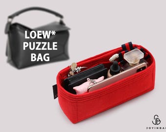 Puzzle Filtväska Organisator Med Fickor, Strukturerad Insats 2 mm