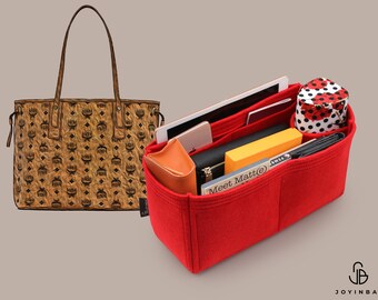 Purse Organizer For MCM Liz Shopper Medium | Tote Bag Organizer | Designer Handbag Organizer | Bag Liner | Purse Insert | Purse Storage