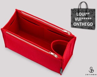 Organizador de fieltro para bolsos de viaje, bolsillo con cremallera (tono dorado o plateado)