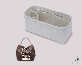 Inserto organizador para bolso hobo Metis: forro de fieltro con bolsillo para botella, moldeador estructurado de 2 mm y 3 mm