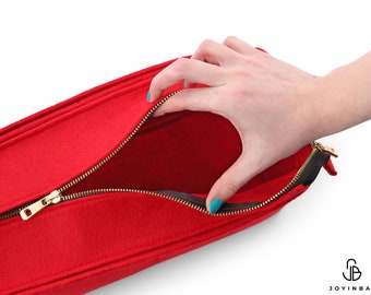 Fügen Sie dem Handtaschen-Organizer einen abnehmbaren Reißverschluss hinzu