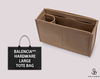 Purse Organizer For Hardware Large Tote Bag | Tote Bag Organizer | Designer Handbag Organizer | Bag Liner | Purse Insert | Purse Storage