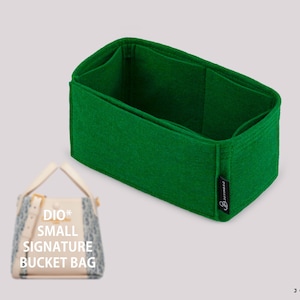Purse Organizer For Signature Bucket Bag | Tote Bag Organizer | Designer Handbag Organizer | Bag Liner | Purse Insert | Purse Storage