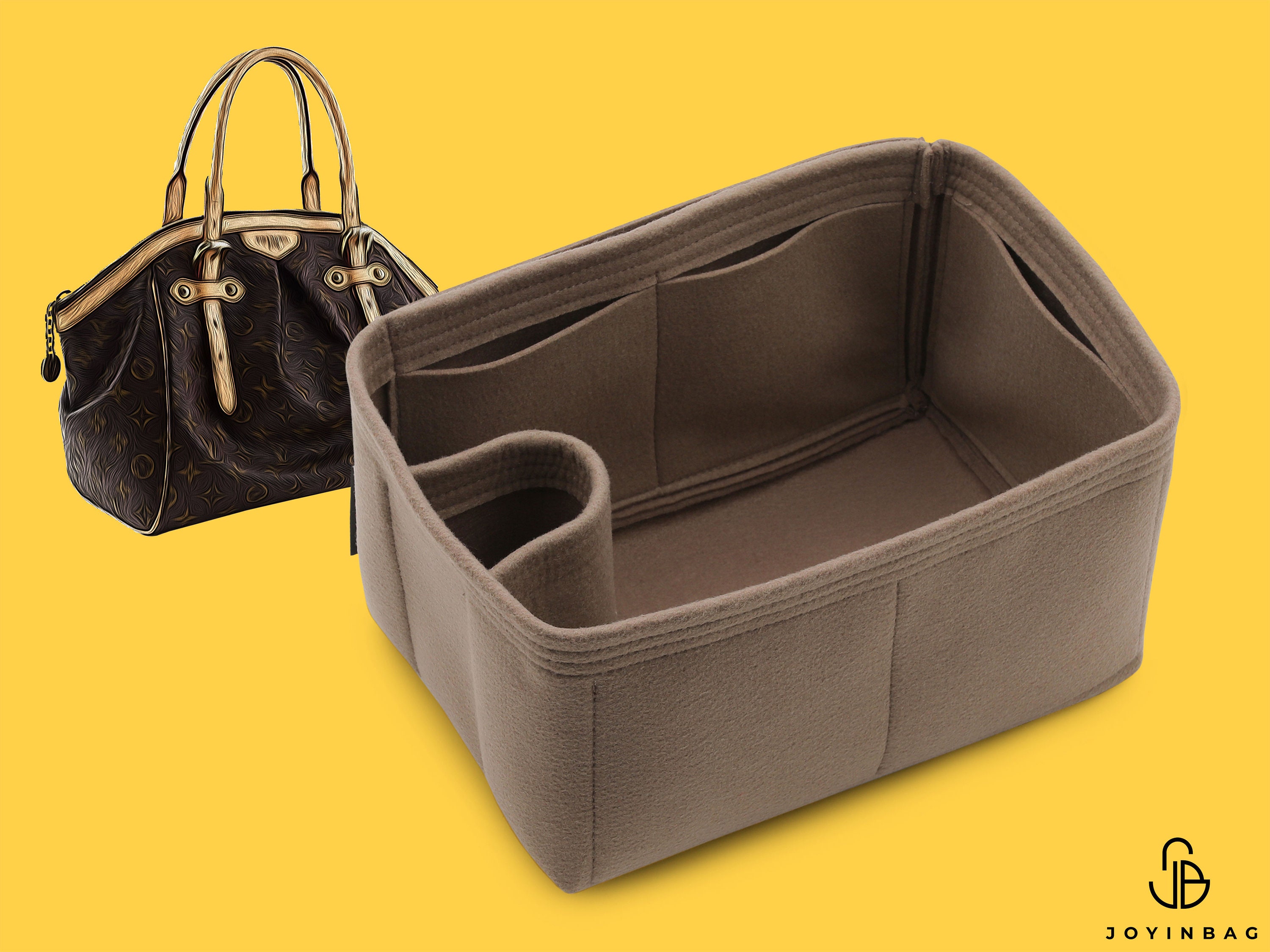 Bag and Purse Organizer with Chambers Style for Louis Vuitton Neverfull PM,  MM and GM