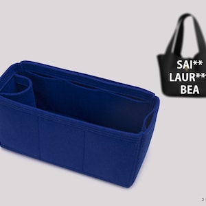 Purse Organizer For Sai. Laur. Bea Bags | Tote Bag Organizer | Designer Handbag Organizer | Bag Liner | Purse Insert | Purse Storage