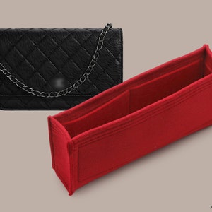 Purse Organizer for WOC (Wallet on Chain) Designer Handbags | Bag Organizer Insert | Tote Bag Organizer | Tote Bag Liner | Handbag Insert