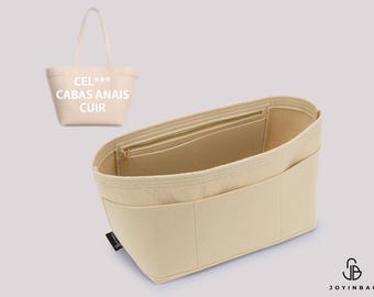 Purse Organizer for Cabas Anais Cuir Handbags | Bag Organizer Insert | Tote Bag Organizer | Tote Bag Liner | Handbag Insert