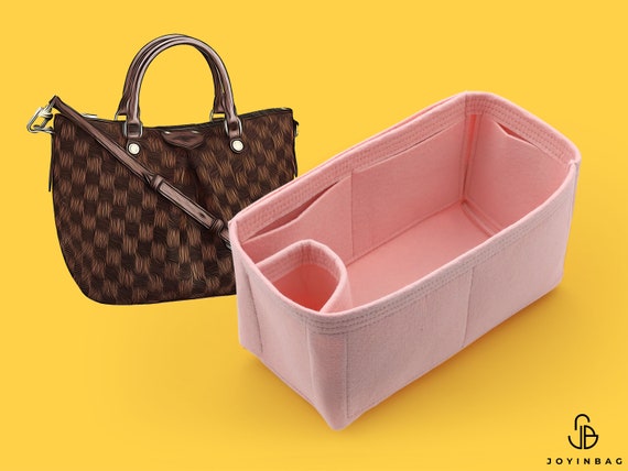 Customizable Velvet Tote Bag Organizer, Purse Insert (Detachable Pouch w/ Metal Zip)