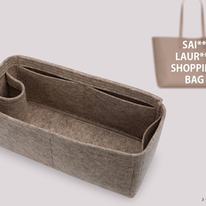 Purse Organizer For Sai. Laur. Shopping Bags | Tote Bag Organizer | Designer Handbag Organizer | Bag Liner | Purse Insert | Purse Storage