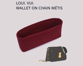 Organizador para bolso Metis con cadena – Forro de fieltro de 2 mm con 3 bolsillos interiores