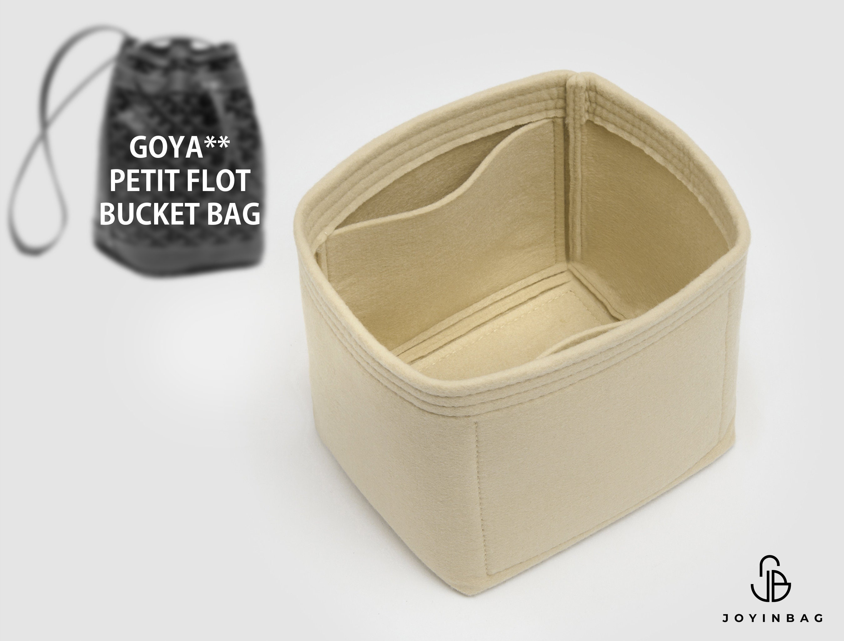 Soyizom Cylinder Bucket Bag Organizer Insert, Felt Bag Organizer with  Detachable Bag and Key Chains Bag in Bag Perfect for Cannes Barrel Shape  Bag